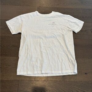Hollister White Rose Graphic Tee
